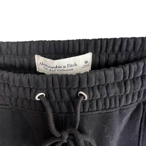Women's Abercrombie and Fitch Black Drawstring Front Slit Sweatpants Size Medium - Picture 4 of 4